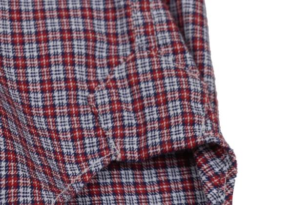 JUNYA WATANABE MAN PINK COMME des GARCONS Round Collar Check Shirt K-170214_012