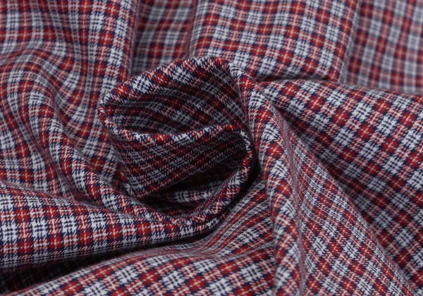 JUNYA WATANABE MAN PINK COMME des GARCONS Round Collar Check Shirt K-170214_016