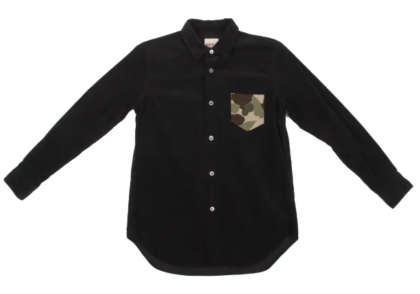 JUNYA WATANABE MAN PINK Camouflage Pocket Corduroy Shirt K-170215_002