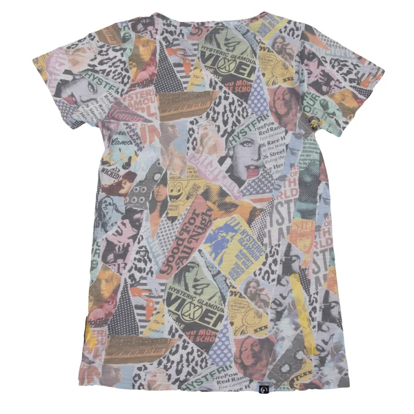 HYSTERIC GLAMOUR Collage Print Long-sleeved T-shirt K-170227_007