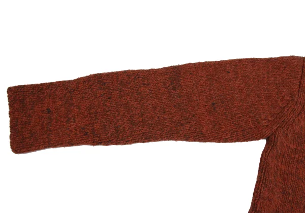 Y's Wool Blend Pocket Design Chunky Knit Cardigan K-170235_006