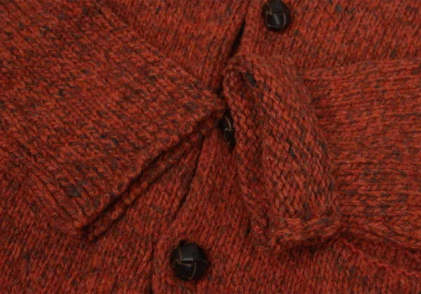 Y's Wool Blend Pocket Design Chunky Knit Cardigan K-170235_007
