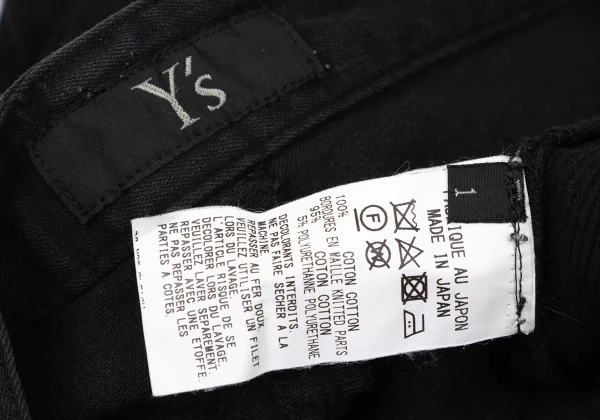 Y's Side Rib Switching Cotton Pants K-170236_015