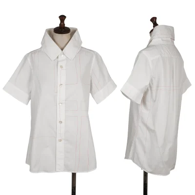 Y's Red Label Cotton Graphic Print Short Sleeve Shirt