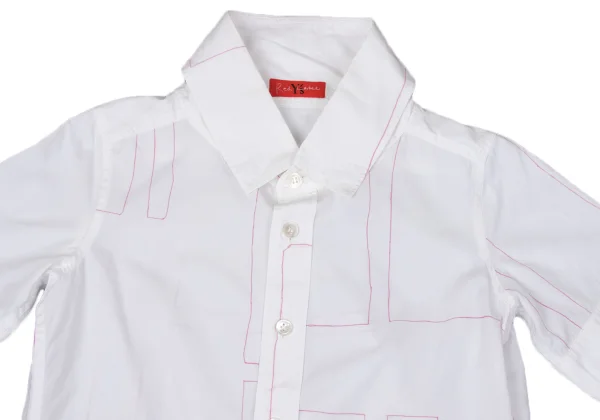 Y's Red Label Cotton Graphic Print Short Sleeve Shirt K-170237_003