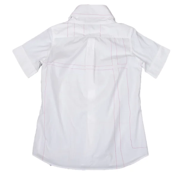 Y's Red Label Cotton Graphic Print Short Sleeve Shirt K-170237_011