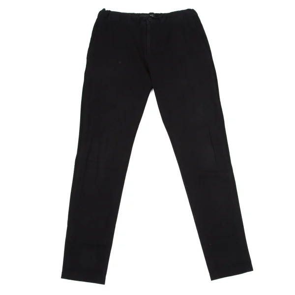 MICHIKO by Y’s Cotton Rayon Tapered Pants Black 2 K-170238_001