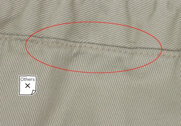 Y's BORN PRODUCT Cotton Twill Wide Dropped Crotch Pants K-170239_003