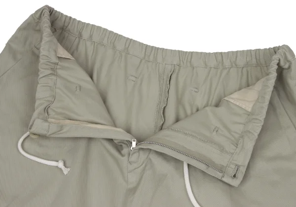 Y's BORN PRODUCT Cotton Twill Wide Dropped Crotch Pants K-170239_008