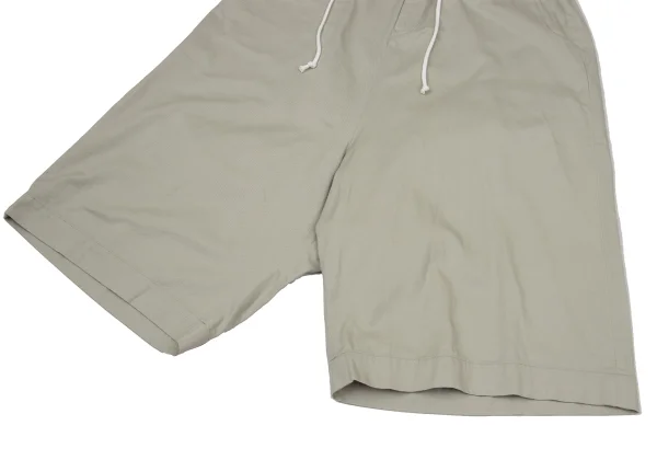 Y's BORN PRODUCT Cotton Twill Wide Dropped Crotch Pants K-170239_009