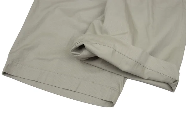 Y's BORN PRODUCT Cotton Twill Wide Dropped Crotch Pants K-170239_010