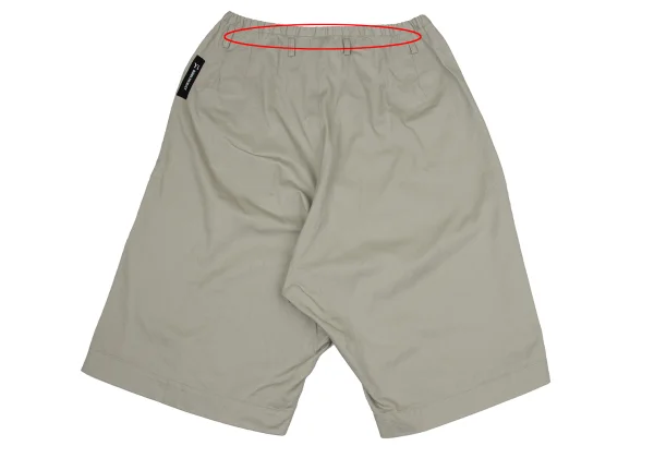 Y's BORN PRODUCT Cotton Twill Wide Dropped Crotch Pants K-170239_011