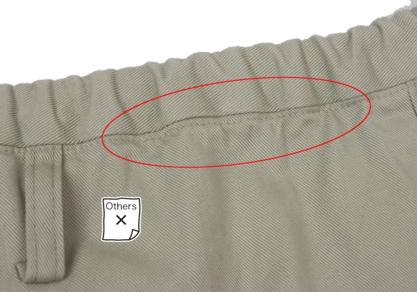 Y's BORN PRODUCT Cotton Twill Wide Dropped Crotch Pants K-170239_012