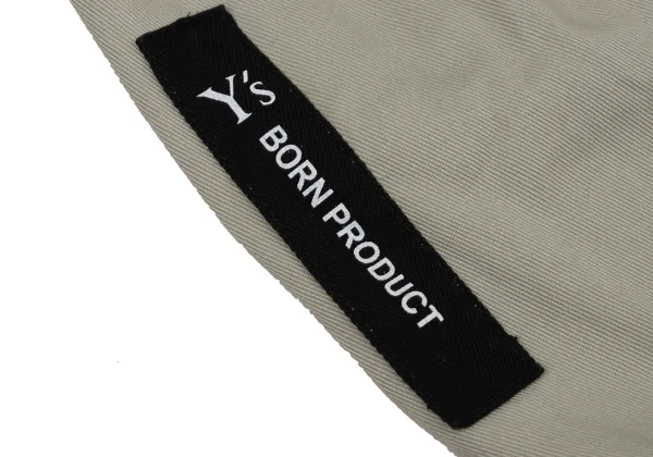 Y's BORN PRODUCT Cotton Twill Wide Dropped Crotch Pants K-170239_013