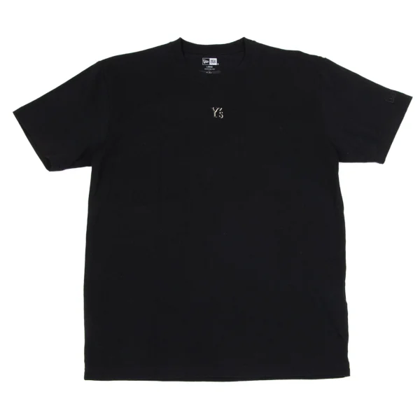 Y's×NEW ERA Logo Embroidered T Shirt Black 3 K-170240_001