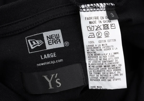 Y's×NEW ERA Logo Embroidered T Shirt K-170240_012