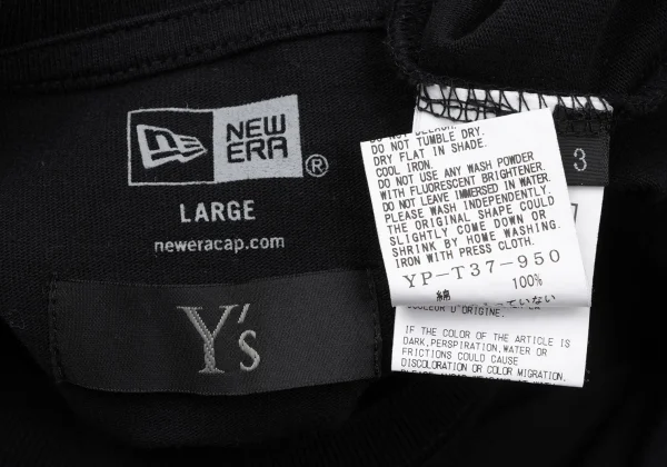 Y's×NEW ERA Logo Embroidered T Shirt K-170240_013