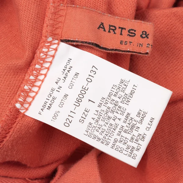 ARTS&SCIENCE Cotton Wide Silhouette Pocket T Shirt K-170241_011