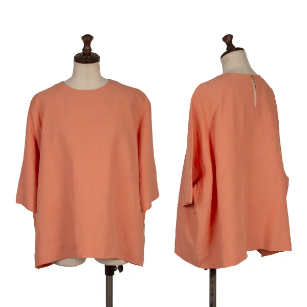 ARTS&SCIENCE Linen Raglan Sleeve Blouse Orange 1 K-170242_001