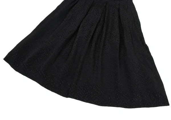 Yves Saint Laurent×ALPHA CUBIC Silk Dot Jacquard Skirt K-170246_007