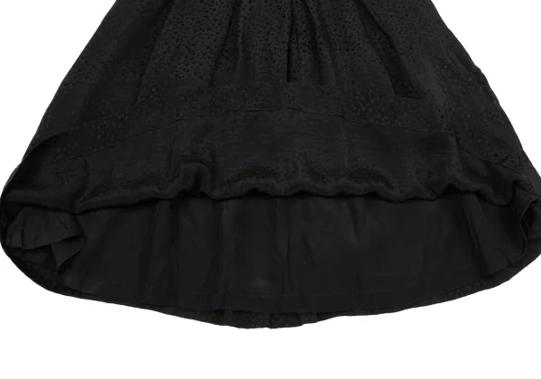 Yves Saint Laurent×ALPHA CUBIC Silk Dot Jacquard Skirt K-170246_008