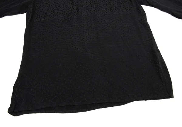 Yves Saint Laurent×ALPHA CUBIC Silk Dot Jacquard Blouse & Skirt K-170247_007