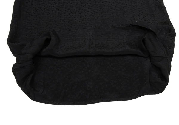 Yves Saint Laurent×ALPHA CUBIC Silk Dot Jacquard Blouse & Skirt K-170247_008