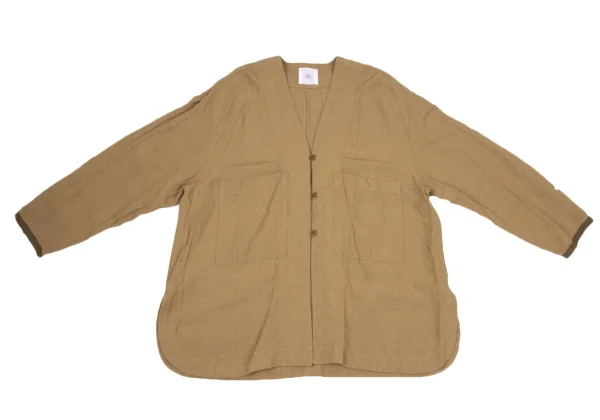 IENA LA BOUCLE Linen Rayon Round Hem Jacket K-170248_002