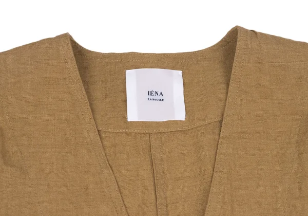 IENA LA BOUCLE Linen Rayon Round Hem Jacket K-170248_004