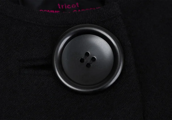 tricot COMME des GARCONS tricot Special Wool Frill Wrap Short Cape K-170250_004