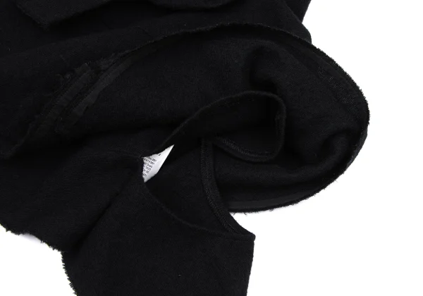 tricot COMME des GARCONS tricot Special Wool Frill Wrap Short Cape K-170250_005