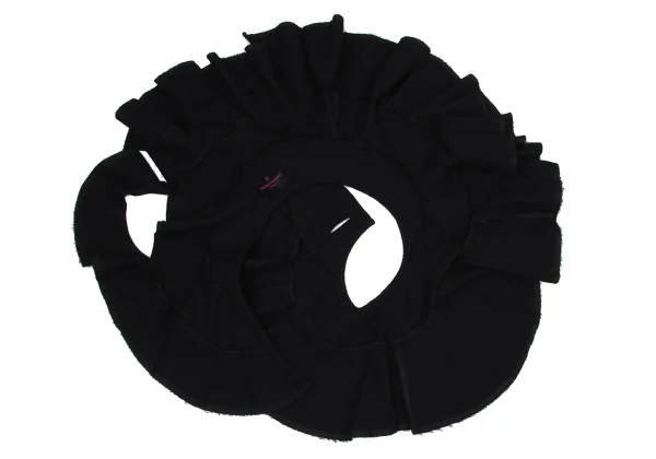 tricot COMME des GARCONS tricot Special Wool Frill Wrap Short Cape K-170250_009