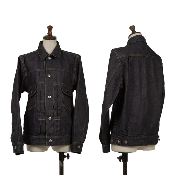 HYKE Cotton Denim Jacket  Indigo 1 K-170253_001