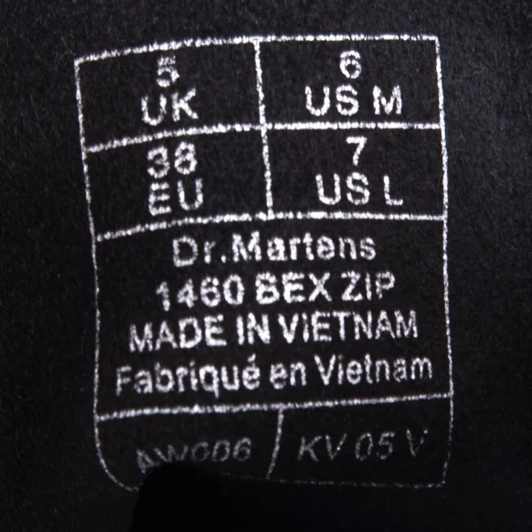 Dr.Martens 1461 BEX ZIP 8 holes Leather Boots K-170254_015