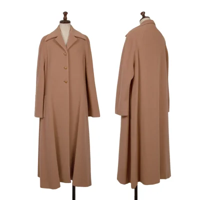 Sybilla Melton Wool Sharp Collar Long Coat