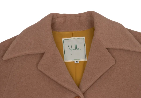 Sybilla Melton Wool Sharp Collar Long Coat K-170257_004
