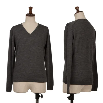 JOHN SMEDLEY demi×sec Wool V-Neck knit Top