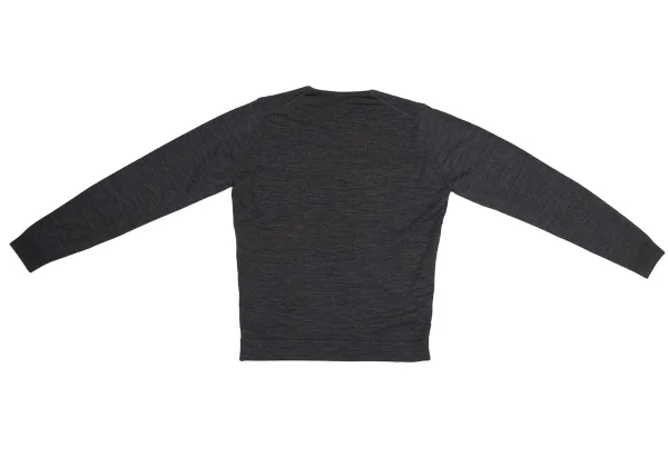 JOHN SMEDLEY demi×sec Wool V-Neck knit Top K-170258_008
