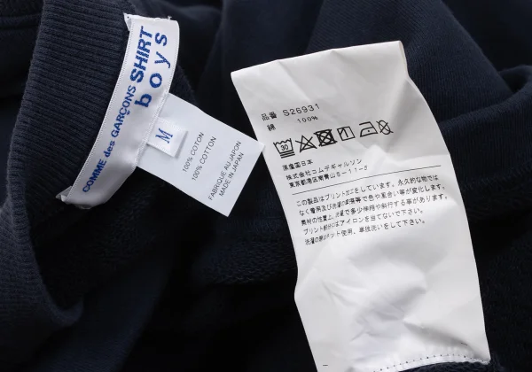 COMME des GARCONS SHIRT boys Back Logo Oversized Raglan Sweatshirt K-170264_012