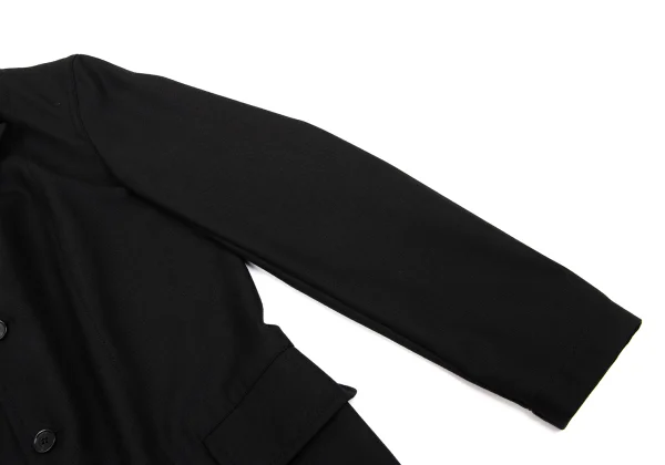 COMME des GARCONS SHIRT Poly Wool Peaked Lapel Jacket K-170265_007