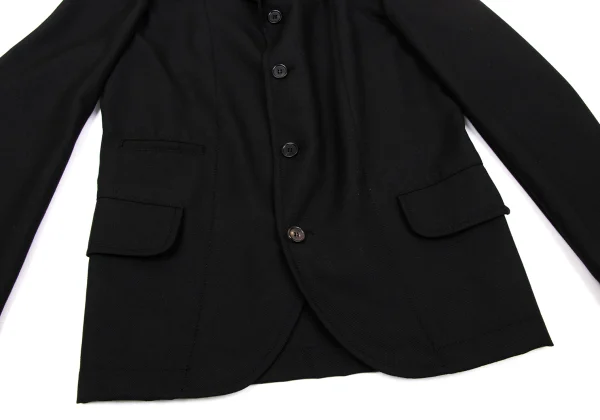 COMME des GARCONS SHIRT Poly Wool Peaked Lapel Jacket K-170265_009