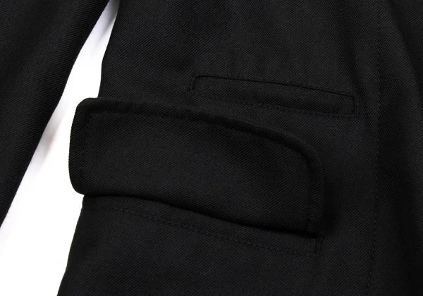 COMME des GARCONS SHIRT Poly Wool Peaked Lapel Jacket K-170265_010