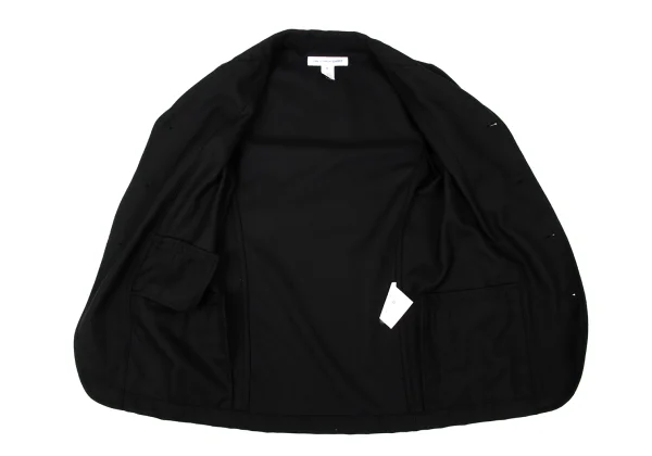 COMME des GARCONS SHIRT Poly Wool Peaked Lapel Jacket K-170265_011