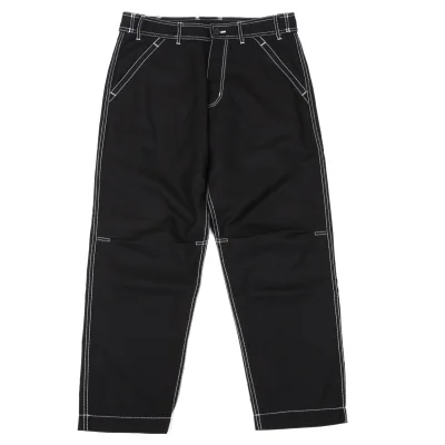 COMME des GARCONS SHIRT Poly Wool White Stitch Wide Tapered Pants