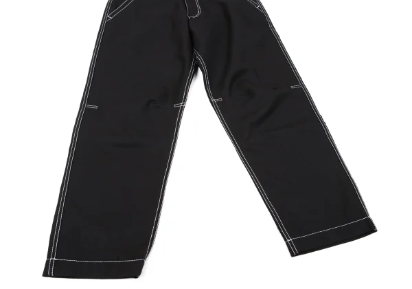 COMME des GARCONS SHIRT Poly Wool White Stitch Wide Tapered Pants K-170268_006