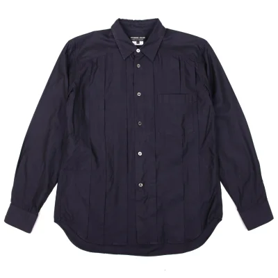 COMME des GARCONS HOMME DEUX Cotton Tuck Design Long Sleeve Shirt