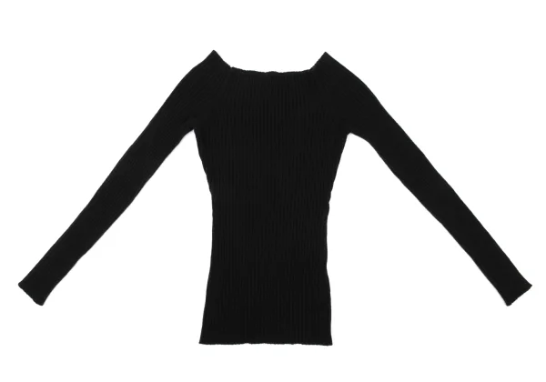 ROMEO GIGLI Wool Nylon Rib Knit Sweater K-170277_002