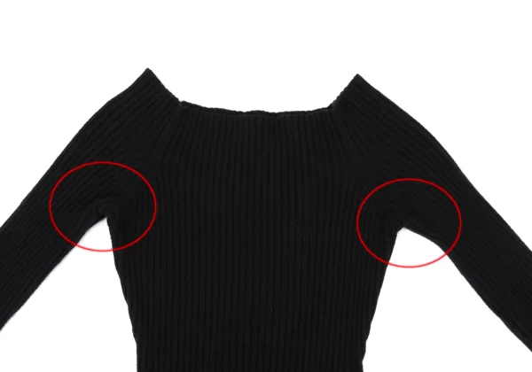 ROMEO GIGLI Wool Nylon Rib Knit Sweater K-170277_003