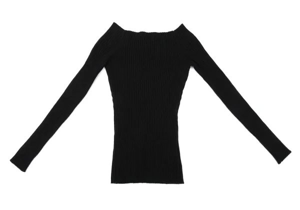 ROMEO GIGLI Wool Nylon Rib Knit Sweater K-170277_011