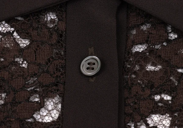 ROMEO GIGLI Floral Lace Switching Shirt K-170280_006